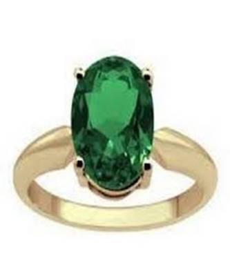Raviour Lifestyle Emerald Panna 9.15 Ratti 100%Original Gemstone Asthdhatu Ring 1