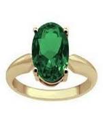 Raviour Lifestyle Emerald Panna 9.30 Ratti 100%Original Gemstone Asthdhatu Ring