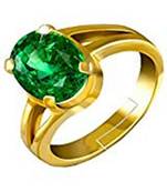 Raviour Lifestyle Emerald Panna 10.00 Ratti 100%Original Gemstone Asthdhatu Ring
