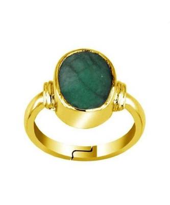 Raviour Lifestyle Emerald Panna 5.00 Ratti 100%Original Gemstone Asthdhatu Ring 1