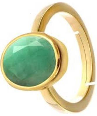 Raviour Lifestyle Emerald Panna 5.15 Ratti 100%Original Gemstone Asthdhatu Ring 1