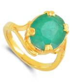 Raviour Lifestyle Emerald Panna 6.00 Ratti 100%Original Gemstone Asthdhatu Ring