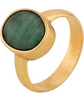 Raviour Lifestyle Emerald Panna 6.30 Ratti 100%Original Gemstone Asthdhatu Ring 1