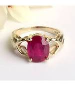 Raviour Lifestyle Ruby Manak 7.00 Ratti 100% Original Gemstone Asthdhatu Ring