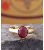 Raviour Lifestyle Ruby Manak 5.30 Ratti 100% Original Gemstone Asthdhatu Ring