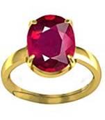 Raviour Lifestyle Ruby Manak 6.00 Ratti 100% Original Gemstone Asthdhatu Ring
