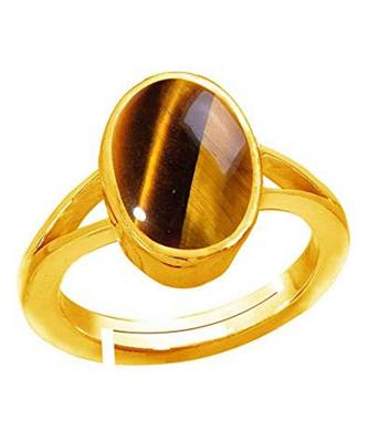 Raviour Lifestyle Tiger Eye 100% Original Gemstone Asthdhatu Ring 1