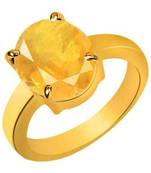 Raviour Lifestyle Yellow Sapphire Pukhraj 100% Original Gemstone Asthdhatu Ring
