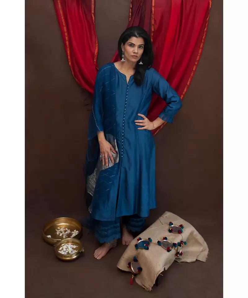 Zoya Long tunic with Pyjama and Dupatta