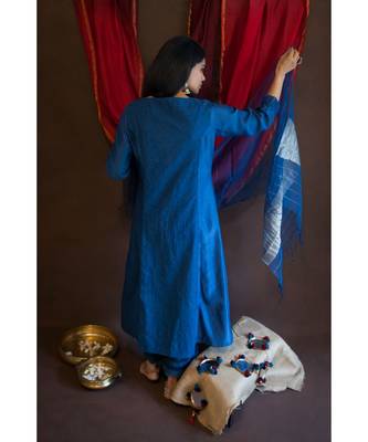 Zoya Long tunic with Pyjama and Dupatta 4