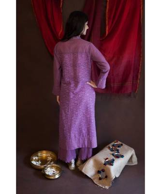 Classic Mandarin collar tunic with Pyjama 4