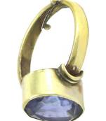 Raviour Lifestyle Blue Sapphire  Neelam 100% Original Gemstone Asthdhatu  Ring