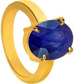 Raviour Lifestyle Blue Sapphire  Neelam 100% Original Gemstone Asthdhatu  Ring