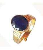 Raviour Lifestyle Blue Sapphire  Neelam 100% Original Gemstone Asthdhatu  Ring
