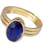 Raviour Lifestyle Blue Sapphire  Neelam 100% Original Gemstone Asthdhatu  Ring