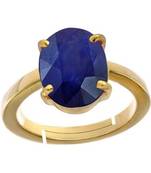 Raviour Lifestyle Blue Sapphire  Neelam 100% Original Gemstone Asthdhatu  Ring