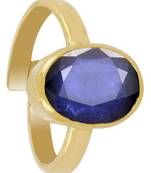 Raviour Lifestyle Blue Sapphire  Neelam 100% Original Gemstone Asthdhatu  Ring