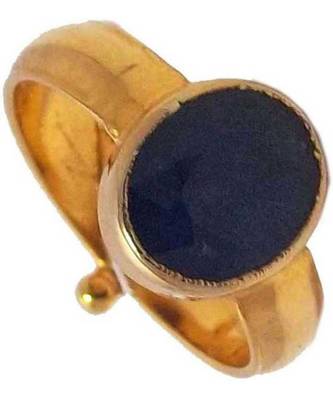 Raviour Lifestyle Green Cat Eye Lahsuniya 100% Original Gemstone Asthdhatu ring 1