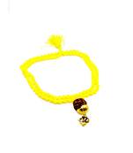 Raviour Lifestyle Mahadev Shiva Om Rudraksha Pendant With Yellow Hakik Agate 108 beads Mala For Mahadev Blessing 