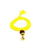 Raviour Lifestyle Mahadev Shiva Om Rudraksha Pendant With Yellow Hakik Agate 108 beads Mala For Mahadev Blessing 