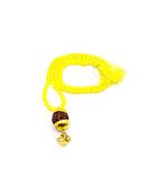 Raviour Lifestyle Mahadev Shiva Om Rudraksha Pendant With Yellow Hakik Agate 108 beads Mala For Mahadev Blessing 