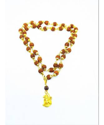 Raviour Lifestyle Lord Shiv Shankar Mahadev shiv shakti Rudraksha Pendant With Rudraksha Mala 1