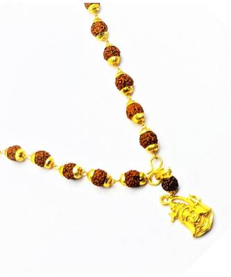 Raviour Lifestyle Lord Shiv Shankar Mahadev shiv shakti Rudraksha Pendant With Rudraksha Mala 1