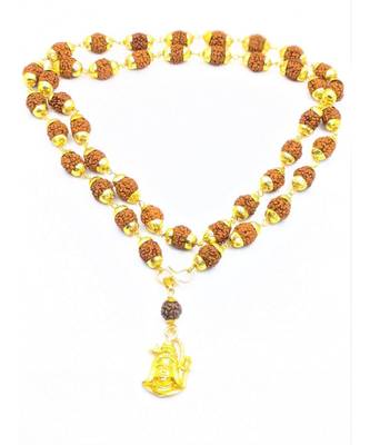Raviour Lifestyle Lord Shiv Shankar Mahadev shiv shakti Rudraksha Pendant With Rudraksha Mala 1