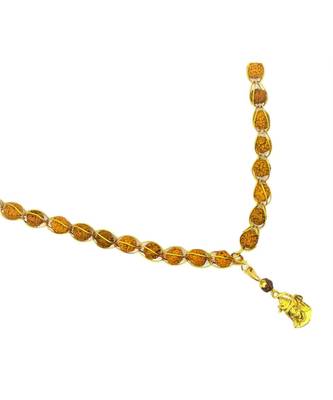 Raviour Lifestyle Lord Shiv Shankar Mahadev shiv shakti Rudraksha Pendant With Rudraksha Mala 1