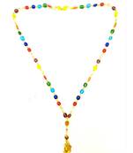 Raviour Lifestyle Lord Shiv Shankar Mahadev shiv shakti Rudraksha Pendant With Navratan Mala