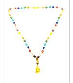 Raviour Lifestyle Lord Shiv Shankar Mahadev shiv shakti Rudraksha Pendant With Navratan Mala