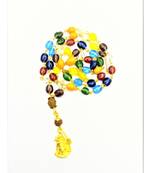 Raviour Lifestyle Lord Shiv Shankar Mahadev shiv shakti Rudraksha Pendant With Navratan Mala