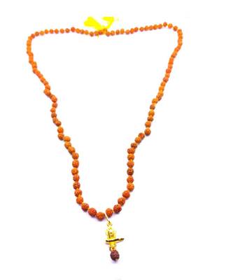 Raviour Lifestyle Lord Shiva Shivling Rudraksha Pendant With Rudraksha Mala For Health And Peace 1