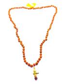 Raviour Lifestyle Lord Shiva Shivling Rudraksha Pendant With Rudraksha Mala For Health And Peace