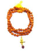 Raviour Lifestyle Lord Shiva Shivling Rudraksha Pendant With Rudraksha Mala For Health And Peace