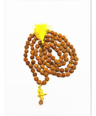 Raviour Lifestyle Lord Shiva Shivling Rudraksha Pendant With Rudraksha Mala For Health And Peace 1