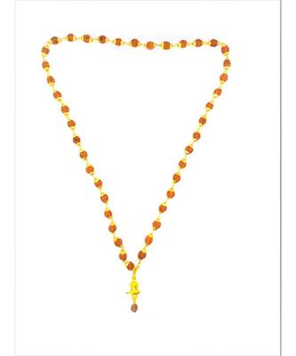 Raviour Lifestyle Lord Shiva Shivling Rudraksha Pendant With Rudraksha Mala For Health And Peace 1