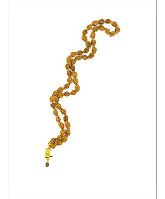 Raviour Lifestyle Lord Shiva Shivling Rudraksha Pendant With Rudraksha Mala For Health And Peace 1