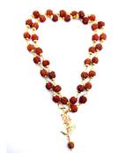 Om Shiv Trishul With Rudraksha Pendant With Rudraksha Cap Mala For Lord Mahadev Blessing And Good Health