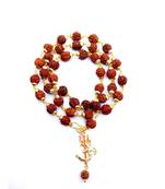 Om Shiv Trishul With Rudraksha Pendant With Rudraksha Cap Mala For Lord Mahadev Blessing And Good Health