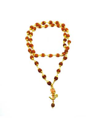 Om Shiv Trishul With Rudraksha Pendant With Rudraksha Cap Mala For Lord Mahadev Blessing And Good Health 1