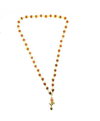 Om Shiv Trishul With Rudraksha Pendant With Rudraksha Cap Mala For Lord Mahadev Blessing And Good Health 1