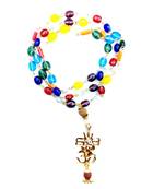 Raviour Lifestyle Shiv Mahadev Om Trishul Rudraksha Pendant With Rudraksha Cap Mala For Good Health And Good Luck