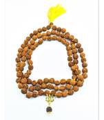 Raviour Lifestyle Mahadev Bholenath Trishul Pendant With Rudraksha Mala For Good Health And Lord Shiv Blessing