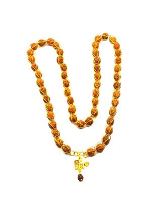 Lord Shiv Mahakal Mahadev Bholenath Trishul Pendant With Rudraksha Wired Mala For Blessing Of Lord Shiv And Prosperity 1