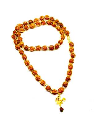 Lord Shiv Mahakal Mahadev Bholenath Trishul Pendant With Rudraksha Wired Mala For Blessing Of Lord Shiv And Prosperity 1