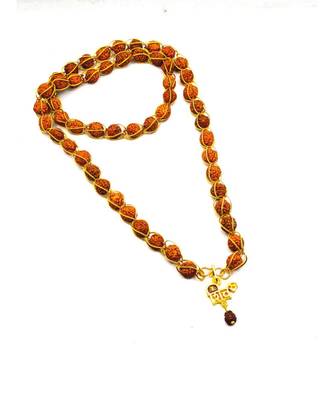 Lord Shiv Mahakal Mahadev Bholenath Trishul Pendant With Rudraksha Wired Mala For Blessing Of Lord Shiv And Prosperity 1