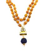 Raviour Lifestyle Lord Shiv Shakti 5 Mukhi Shiv Trishul Damru With Rudraksha Mala