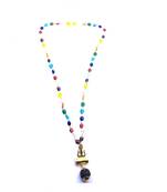 Raviour Lifestyle Lord Shiv Shakti 5 Mukhi Shiv Trishul Damru With Navratan Mala
