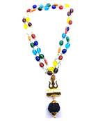 Raviour Lifestyle Lord Shiv Shakti 5 Mukhi Shiv Trishul Damru With Navratan Mala